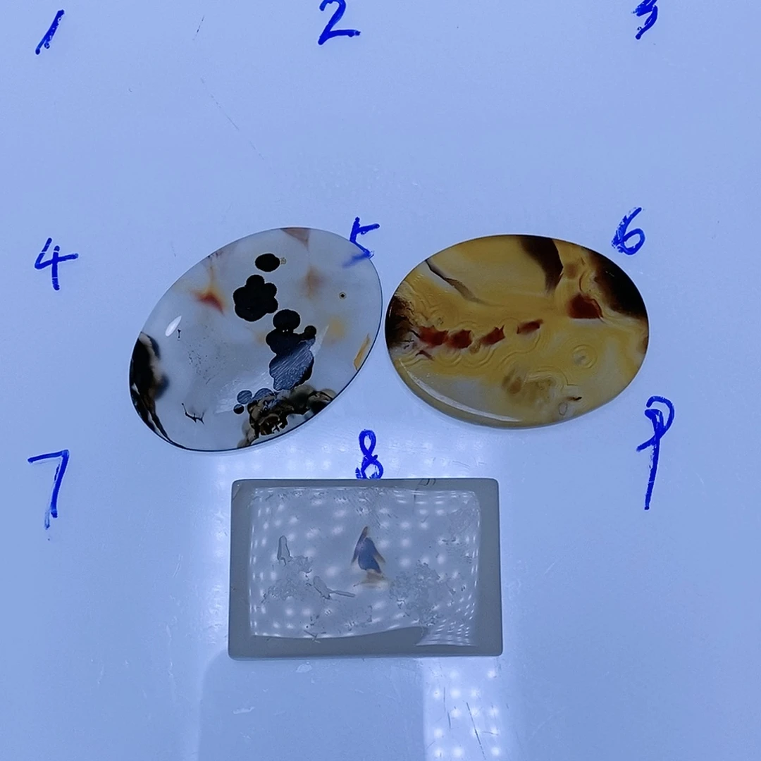 玛瑙/玉髓珠宝半成品未镶嵌冰*