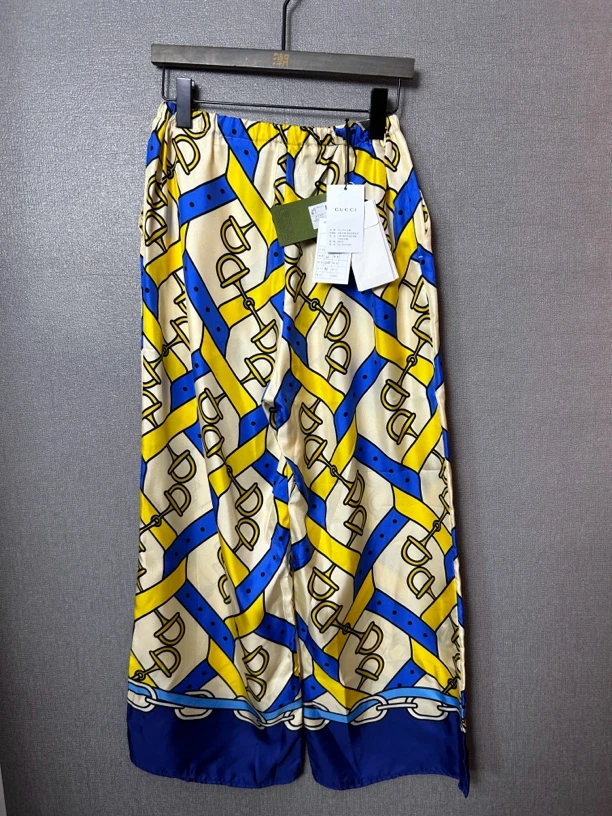 99新 GUCCI/古驰 古驰gucci真丝长裤99新