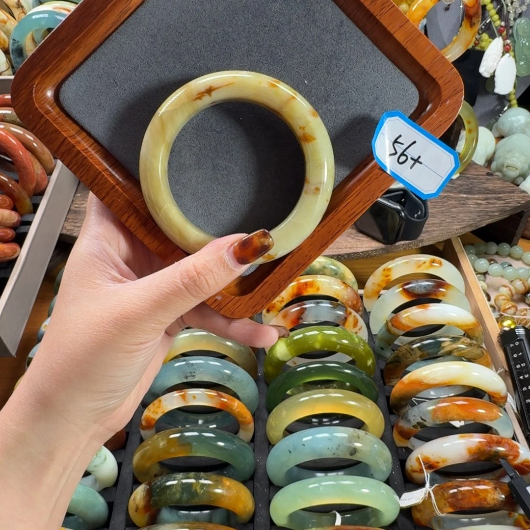 蛇纹石玉合金手镯