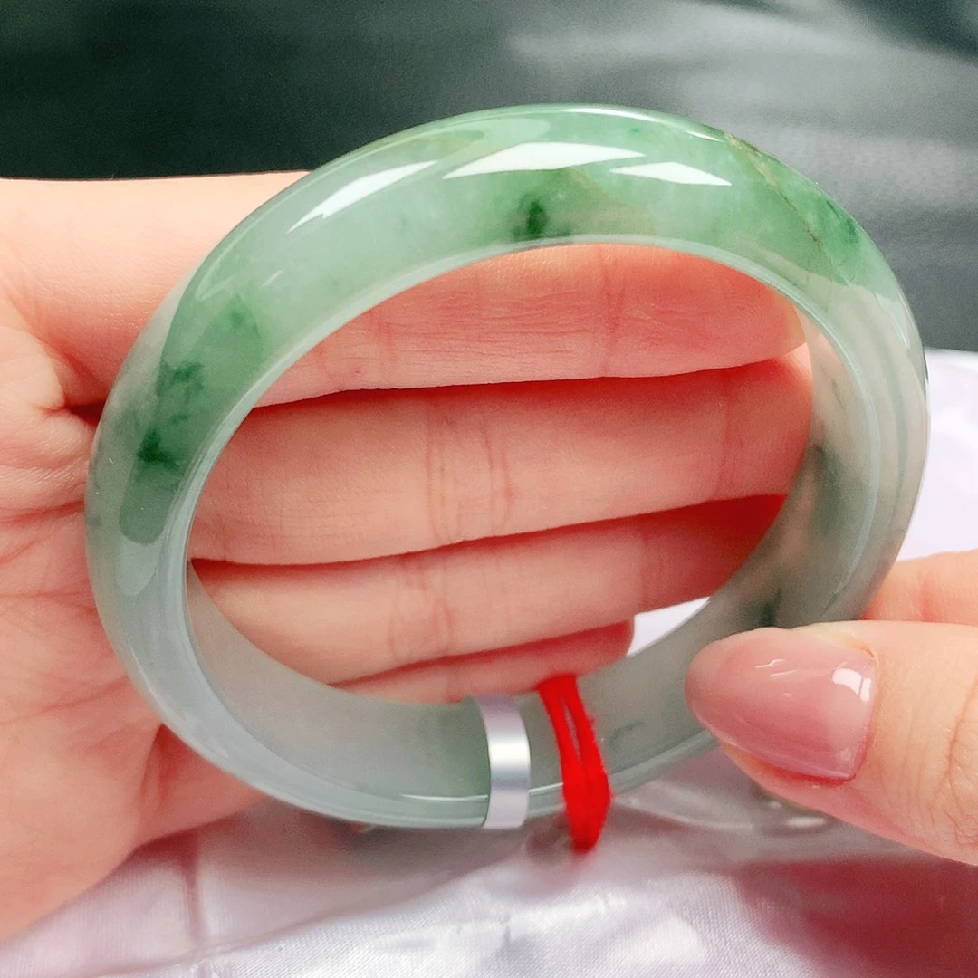 翡翠未镶嵌手镯缅甸天然a货翡翠