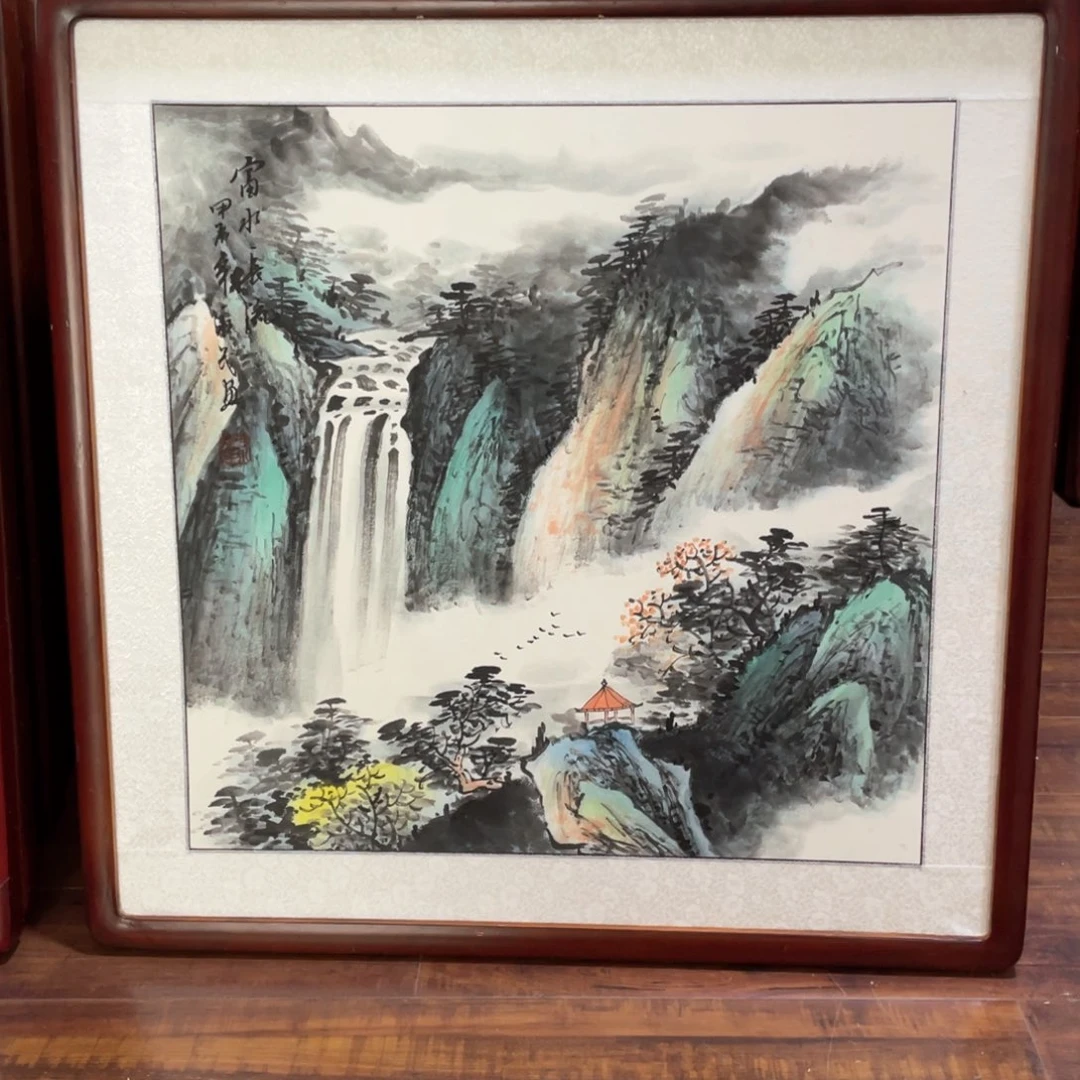 国画带框尺寸63*63厘米