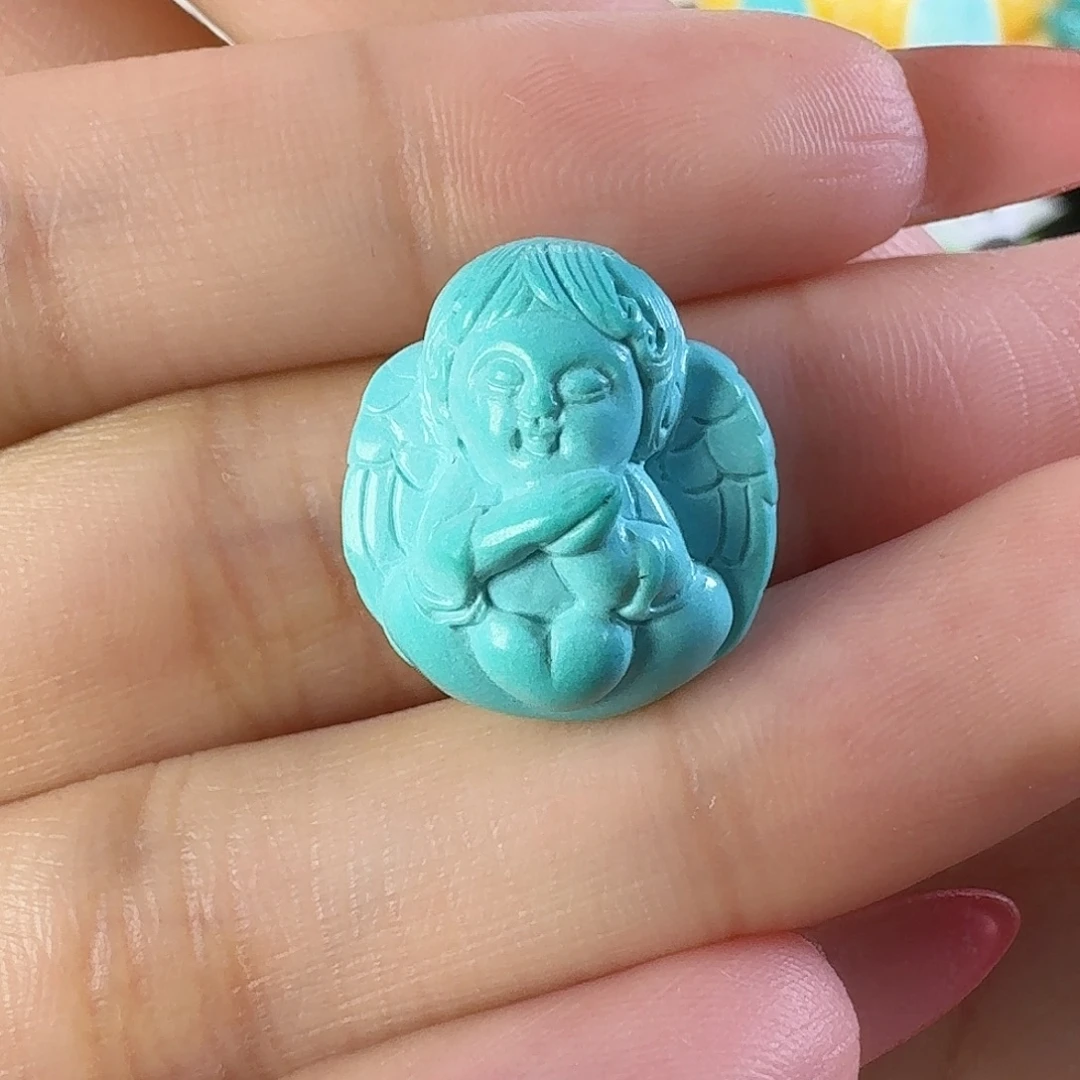 绿松石未镶嵌吊坠(不含链)