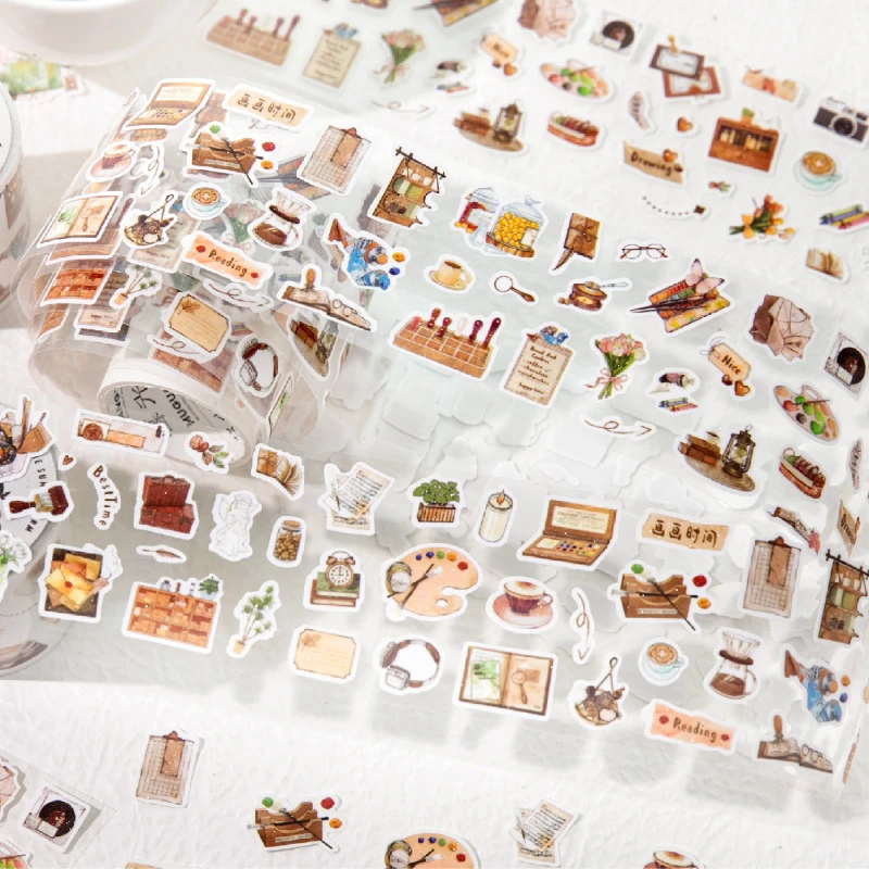 闪砂模切胶带 水果物语·云系列 手帐diy装饰素材贴纸