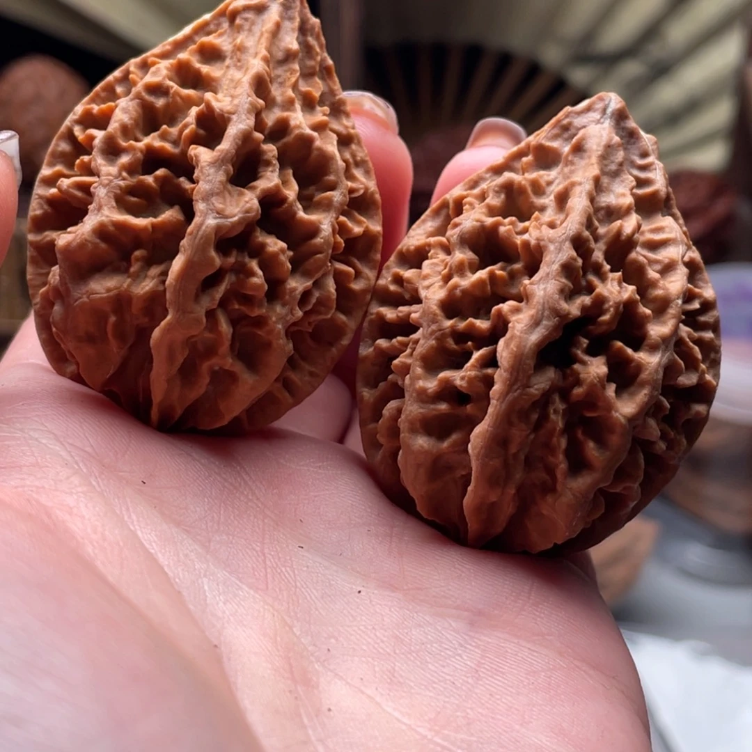 文玩核桃把件楸刀鱼85