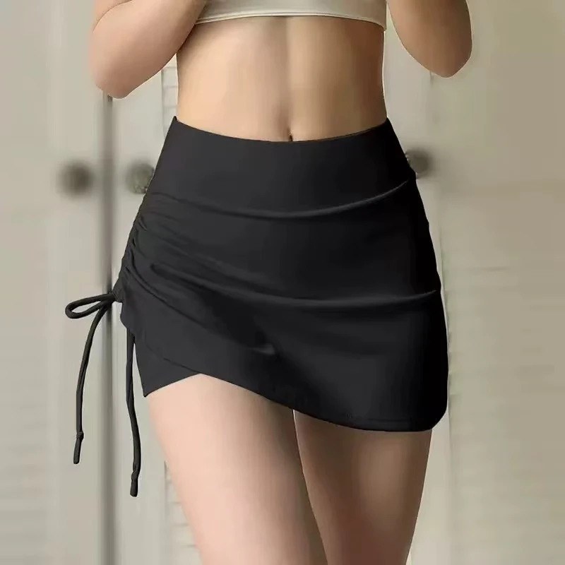 高腰专业短裙女速干跑步训练防走光瑜伽半身裙健身网球裙裤夏季