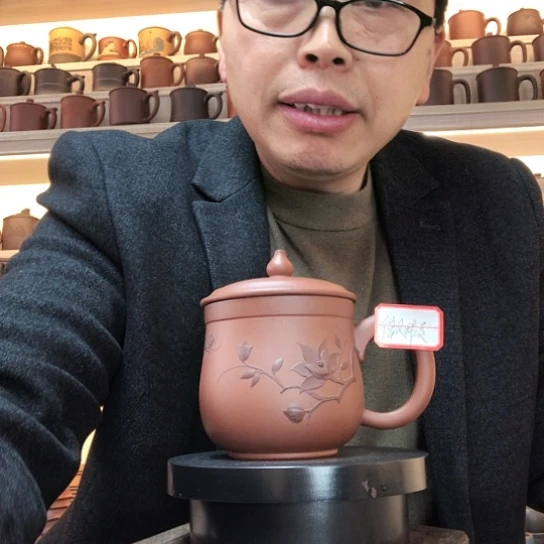 清水泥茶杯玉兰杯容量350