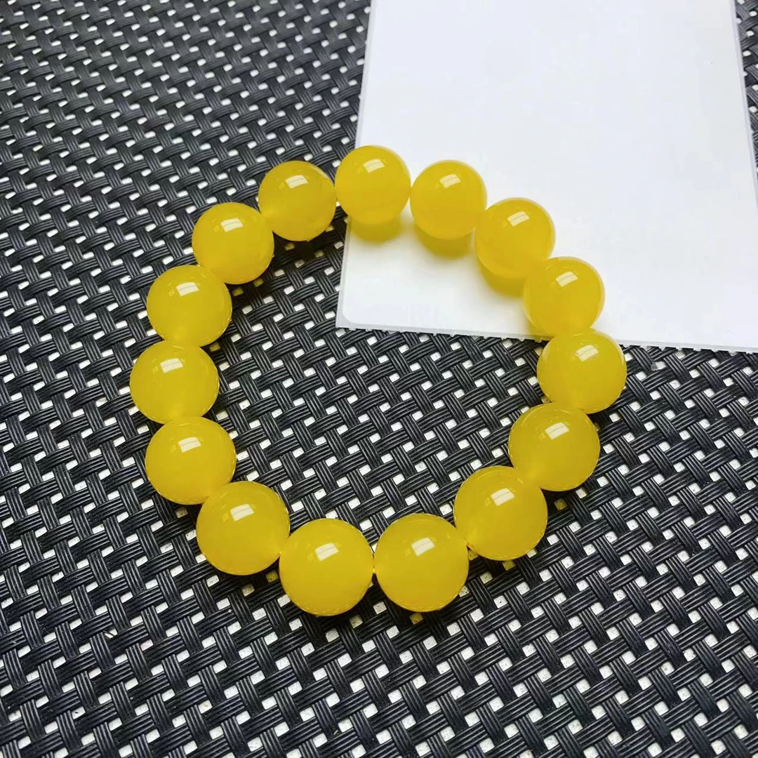 [小石]A256黄色系手链14M