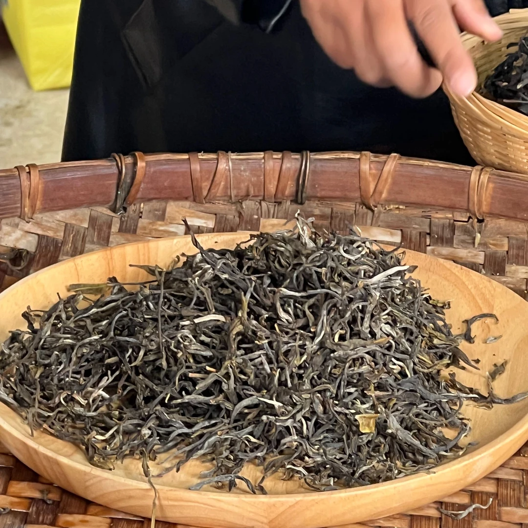 2024年白莺山古树普洱生茶散茶 1-25日119号