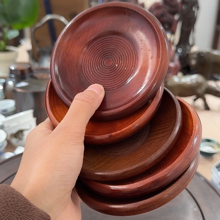 主人杯木质杯托茶具