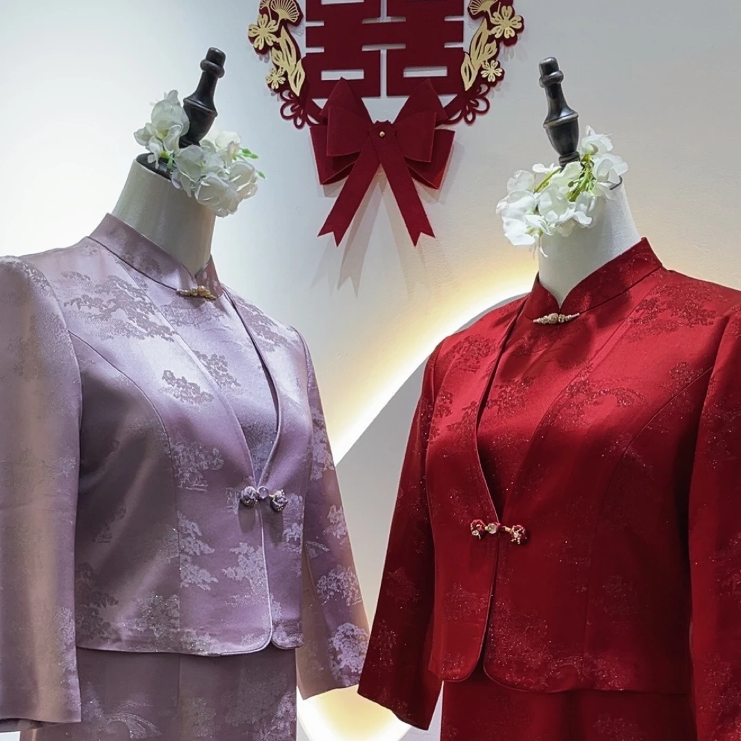 雲姐家 新中式高端两件套喜妈妈装
