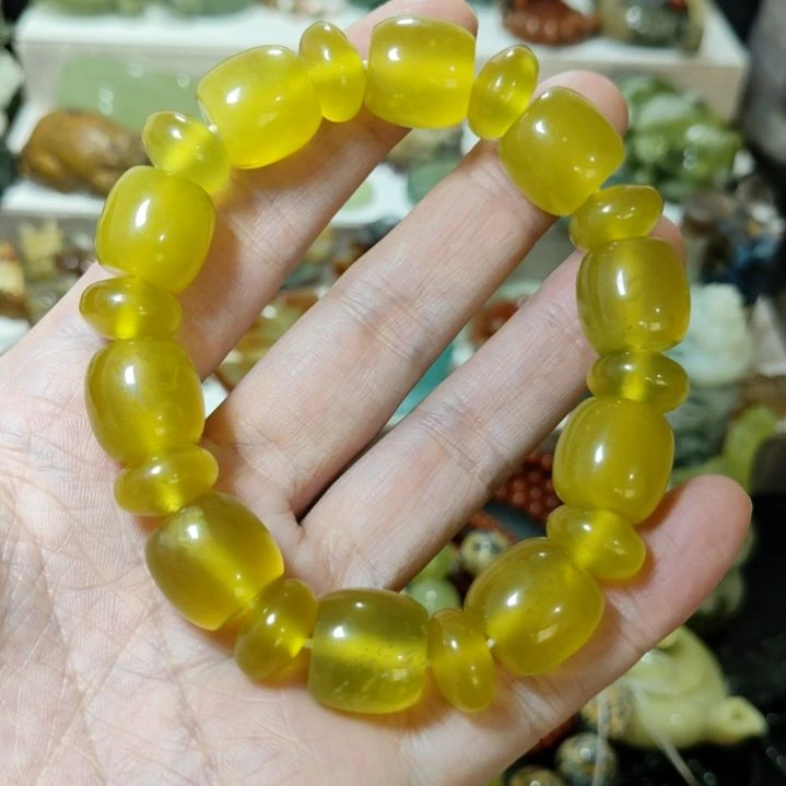 岫玉手串款式未镶嵌