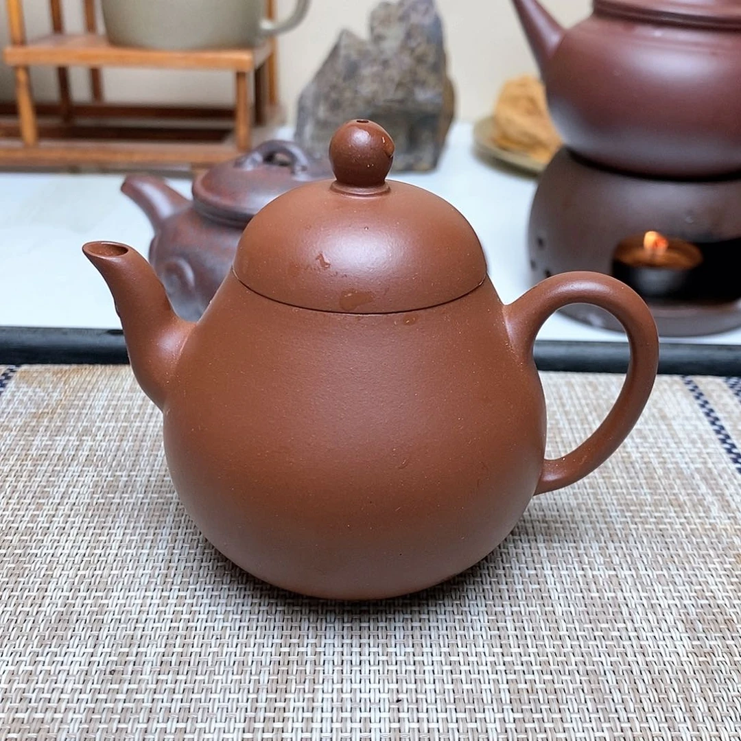 紫砂茶壶120毫升零添加黄龙山红皮龙
