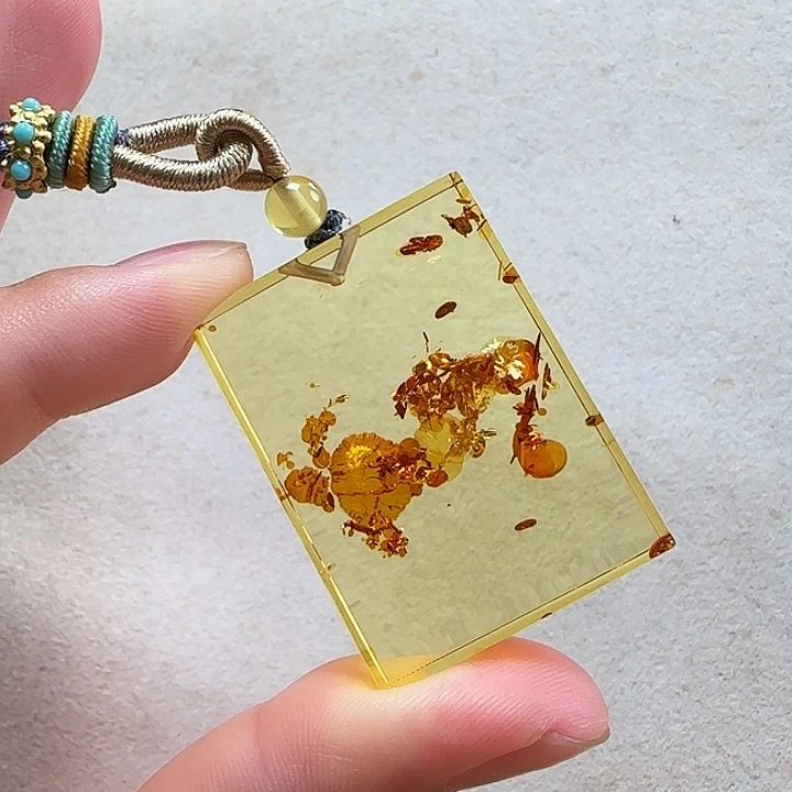 未镶嵌琥珀（花珀）珠宝奇石