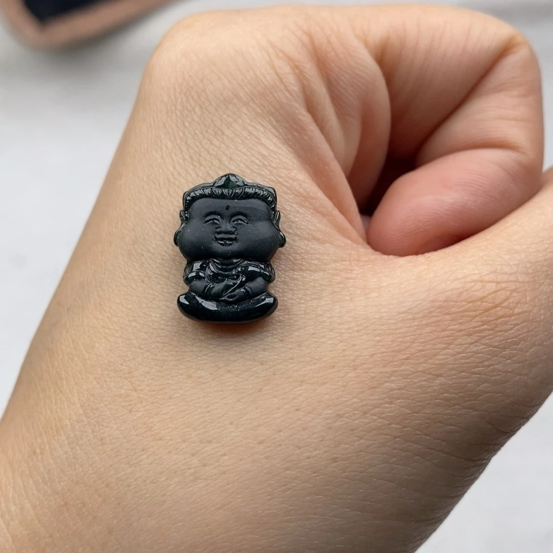 【闪购商品】翡翠颈饰未镶嵌宝宝佛