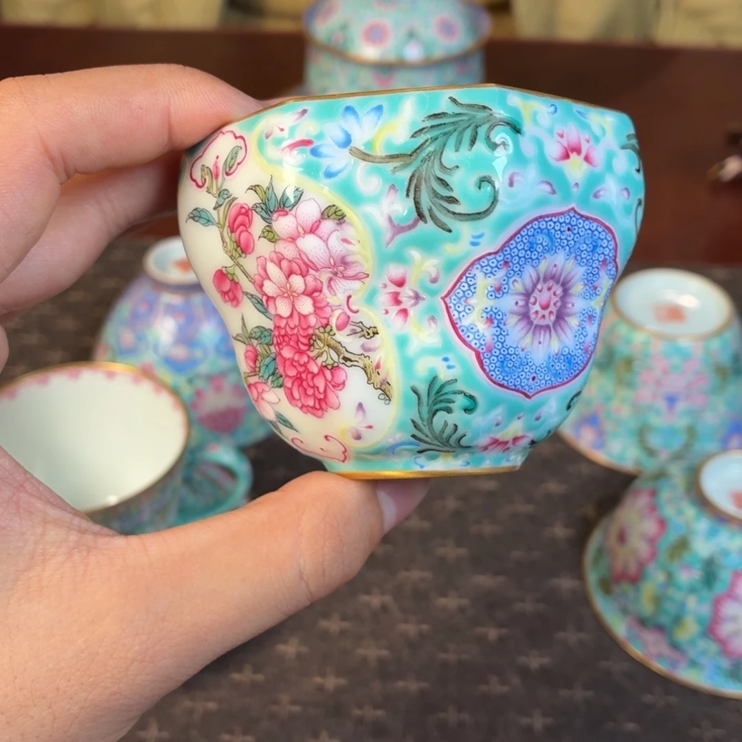 瓷杯子瓷姑娘景德镇陶瓷艺术