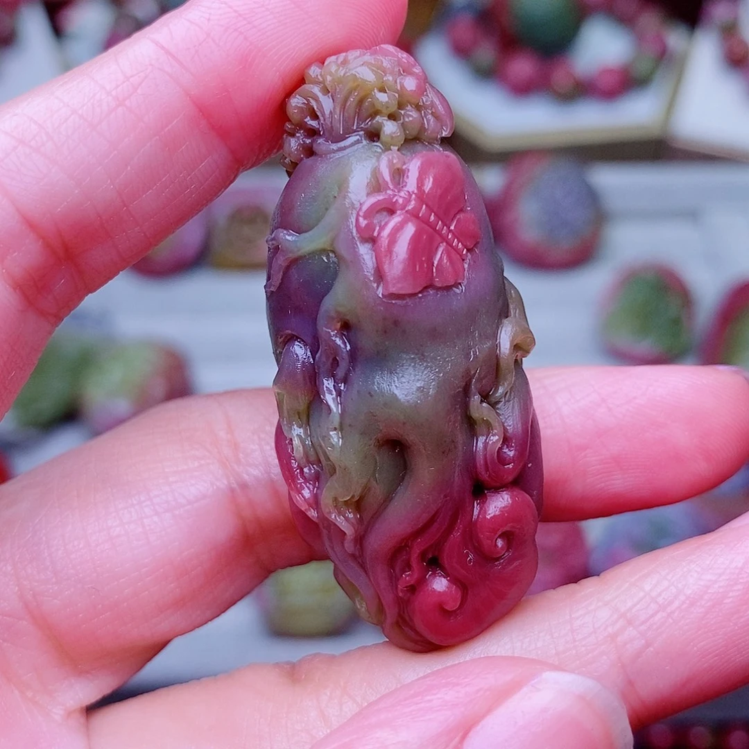 栗***O玛瑙/玉髓未镶嵌珠宝奇石盐源玛瑙定制