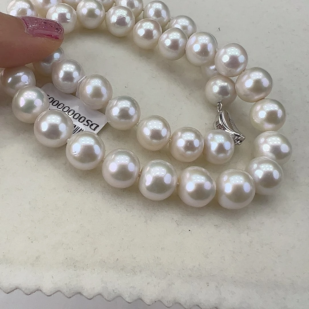 淡水珍珠颈饰银S925镶嵌➕11炫彩高品