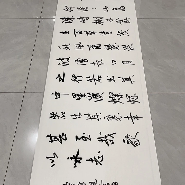 书法秦*菊尤老师书法作品观沧海