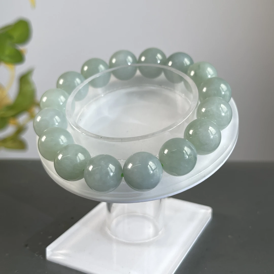 JGB29-194  天然缅甸A货翡翠  翡翠手串