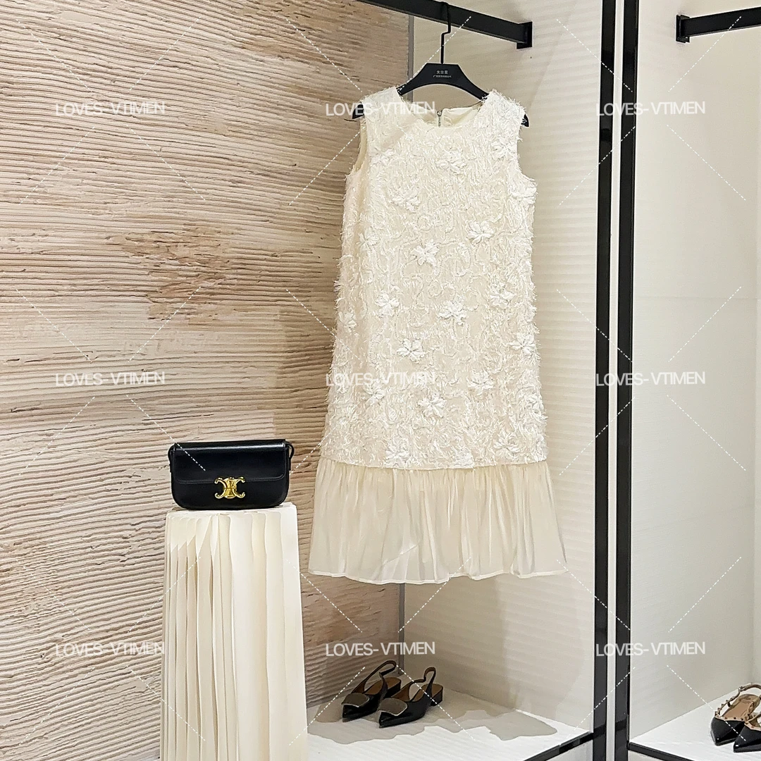 薇薇专属|赫本风短袖显瘦气质法式时连衣裙LOVES-A1680蕾丝轻奢