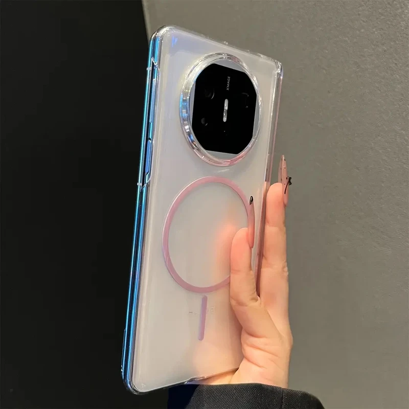 磁吸充电适用华为MateX6典藏版折叠屏手机壳MateX5磁吸中轴X3防摔