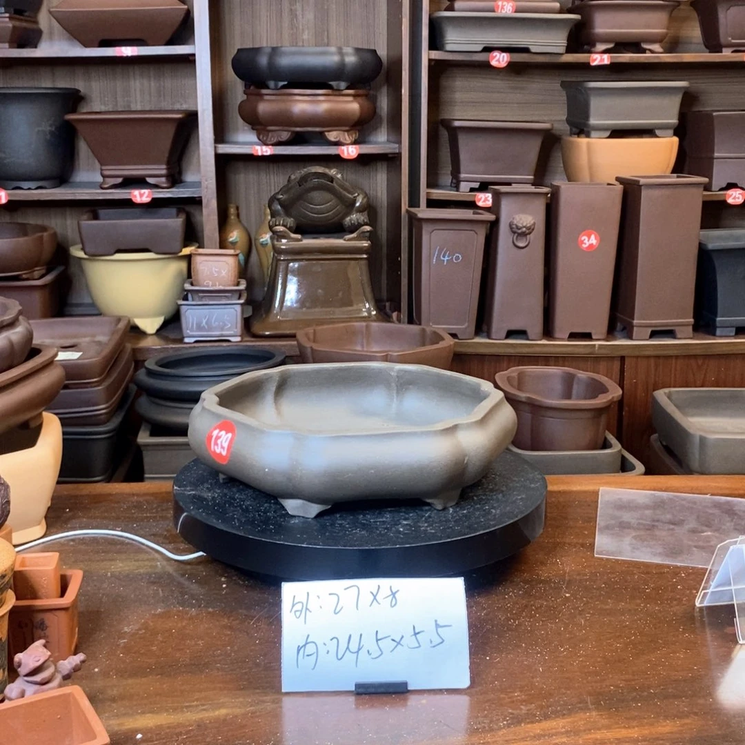 紫砂花盆花盆紫砂