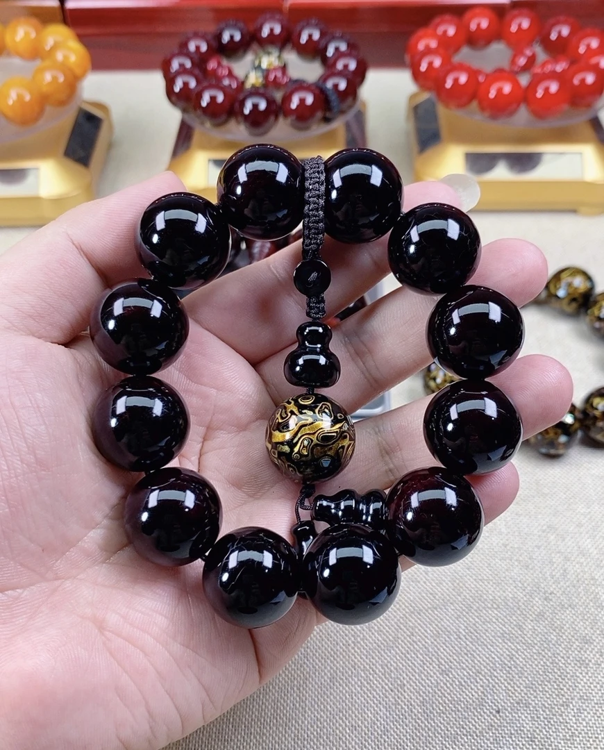 雷击2.0帝王琥 珀木全品相玉化天花板款+礼盒