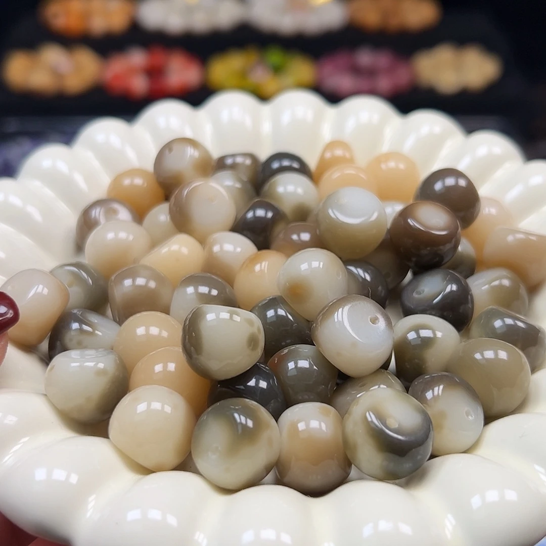 菩提根/象牙果手串卡15非料牛奶山竹23颗