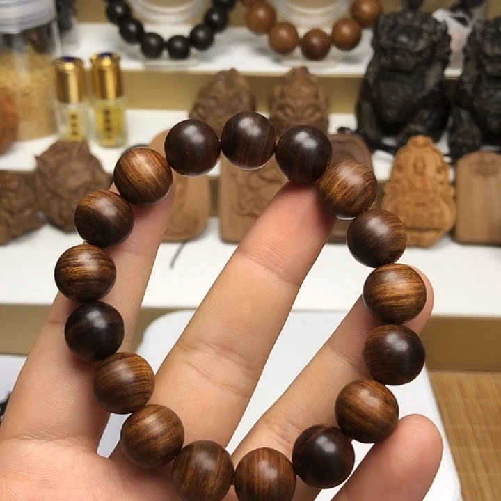 檀香木手串/手链捷***外老山檀香1.2全品