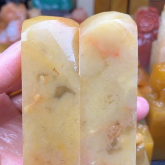 老挝石质地細膩光滑篆刻写字刀感十足