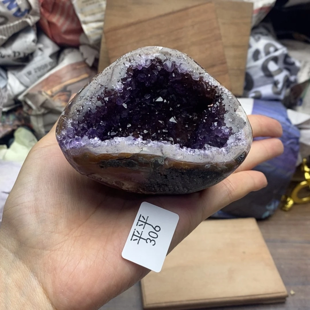 紫晶珠宝半成品未镶嵌