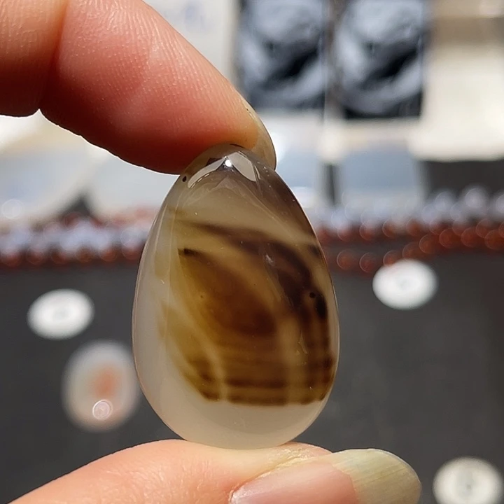 玛瑙/玉髓未镶嵌吊坠(不含链)