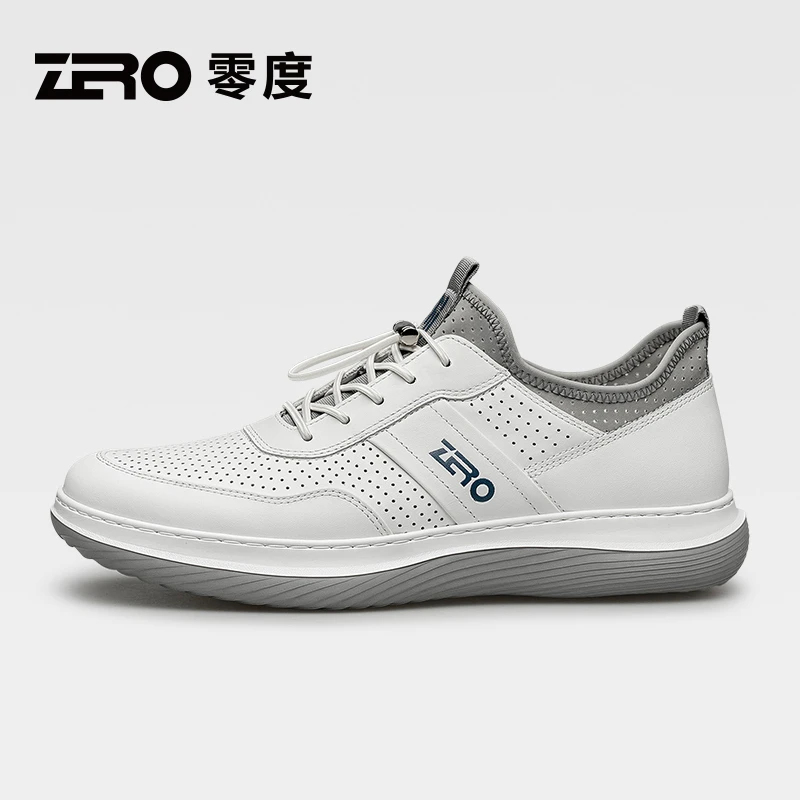 【漫步休闲轻运动】ZRO零度时尚百搭男休闲鞋真皮软底潮流潮鞋51531