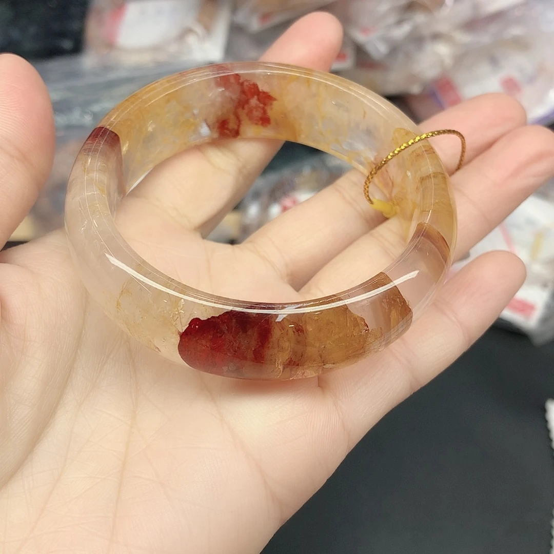 水晶手镯未镶嵌397（55:；¥