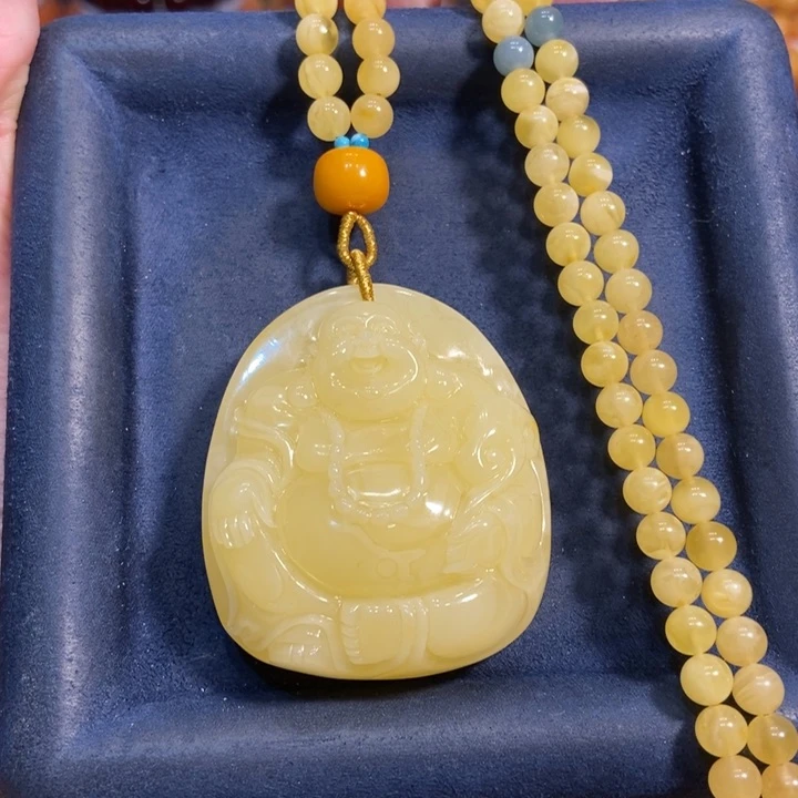 蜜蜡颈饰未镶嵌蜜蜡