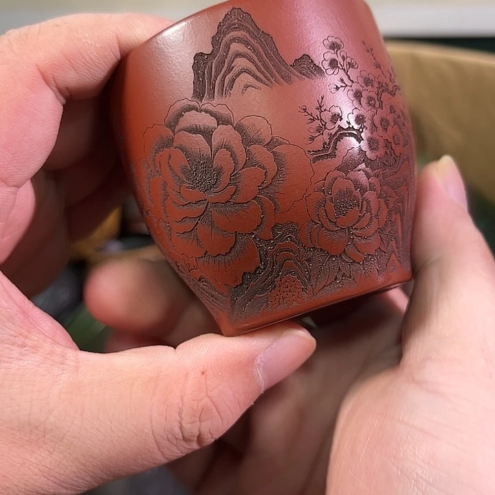 茶杯紫砂全手工紫砂主人杯