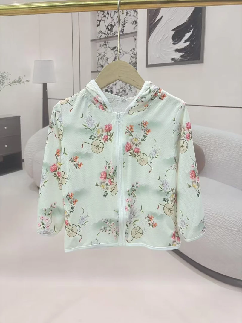 800116女童2025新款休闲女小童防晒衣透气韩版防晒服薄款女童休闲