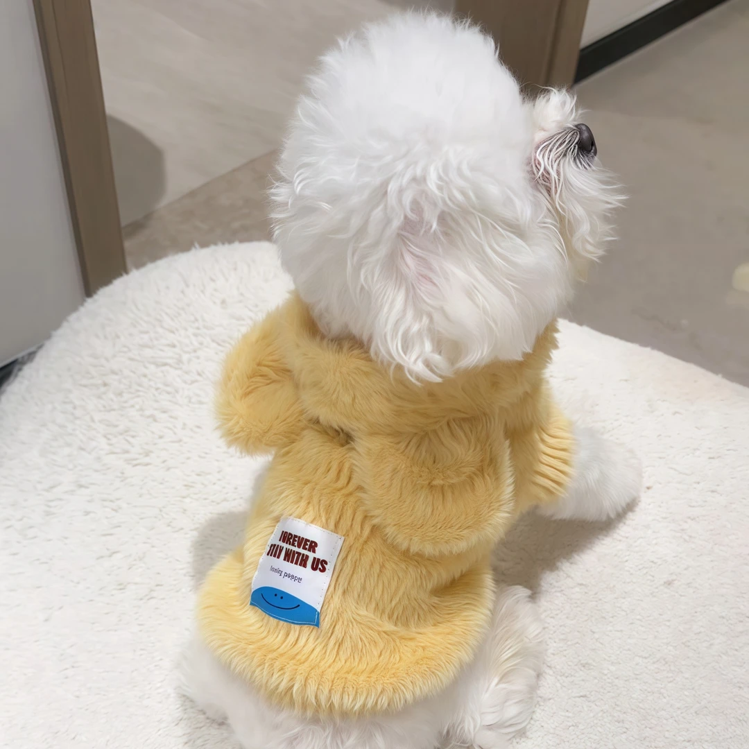 狗狗衣服秋冬新款保暖无袖连帽马甲外套小型犬泰迪背心茶杯犬背心