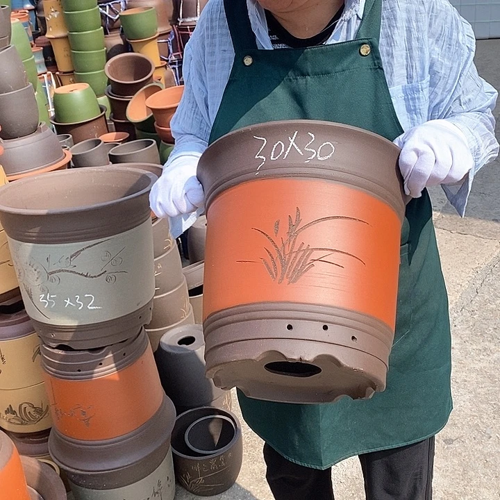 紫砂花盆紫砂花盆