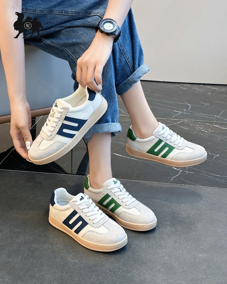 2025新款春季时尚百搭潮流显脚小板鞋休闲百搭德训鞋9980