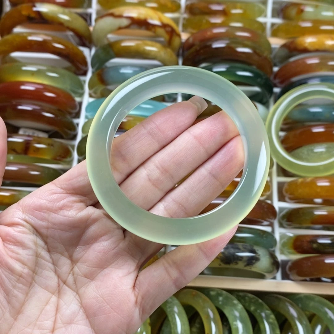 未镶嵌蛇纹石玉手镯57