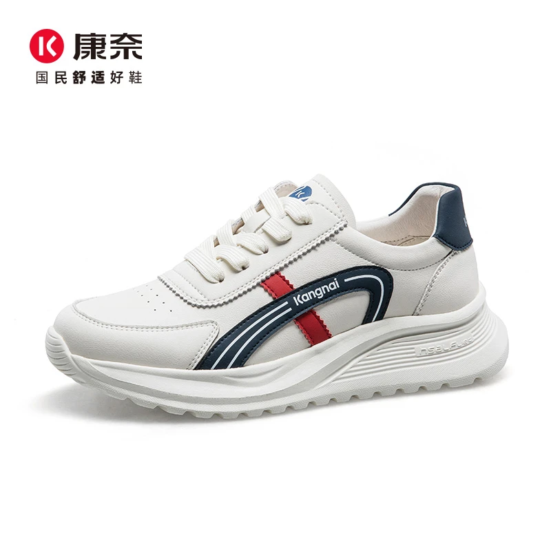 Kangnai/康奈52118专柜正品2025春系带百搭舒适时尚女运动休闲鞋