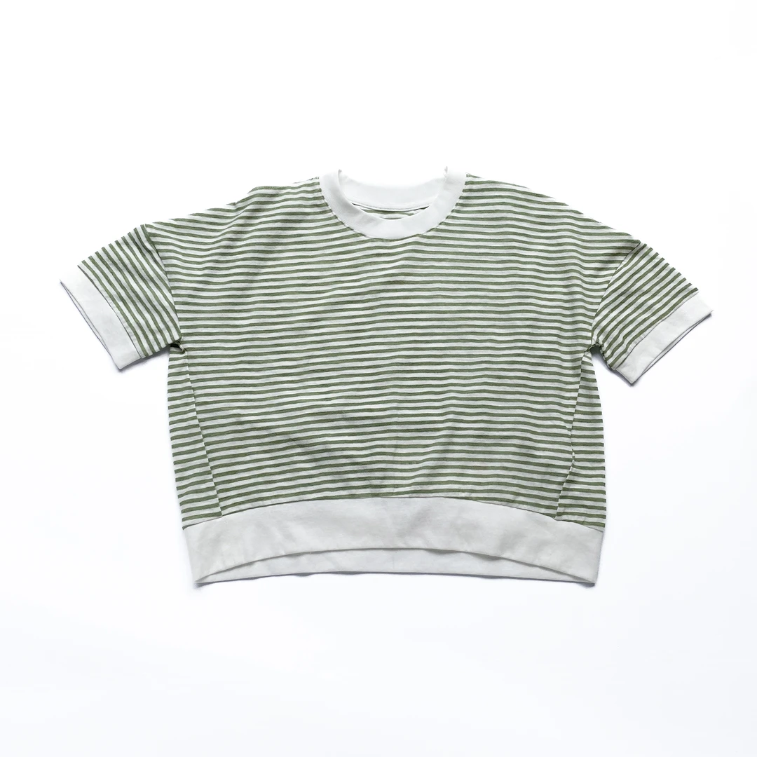 M 儿童休闲百搭圆领宽松套头时尚针织T 25B006098