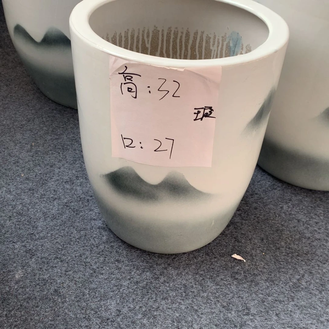 高温陶瓷花盆微瑕