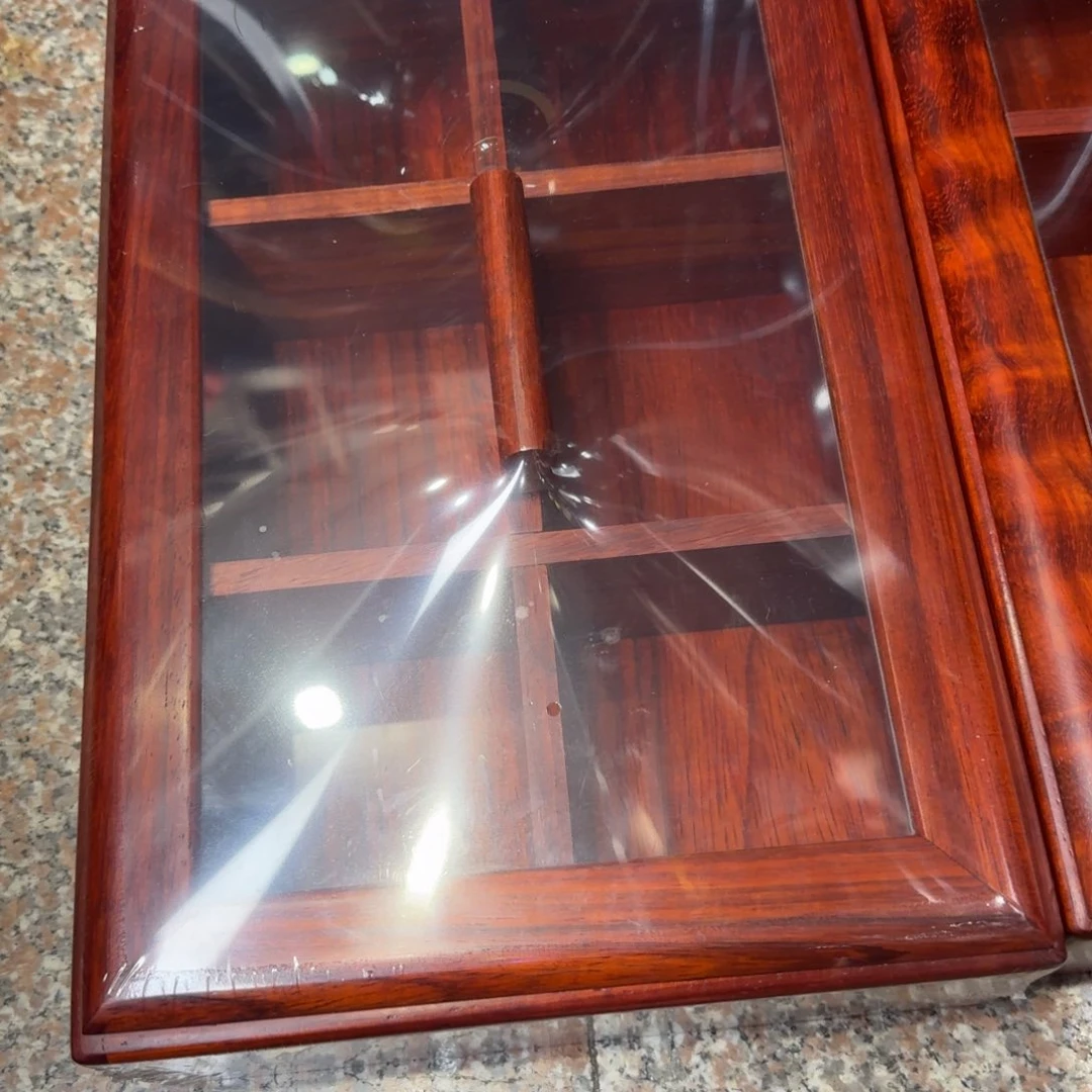 心***镜大果紫檀（缅甸花梨）果盒