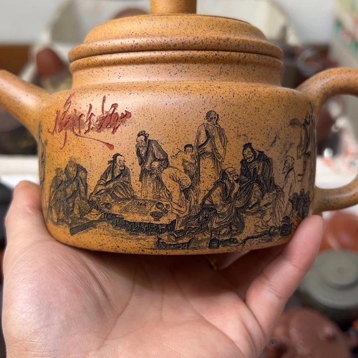 紫砂茶壶紫砂壶内里开裂