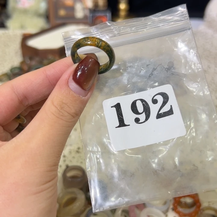 玛瑙/玉髓合金戒指192港17