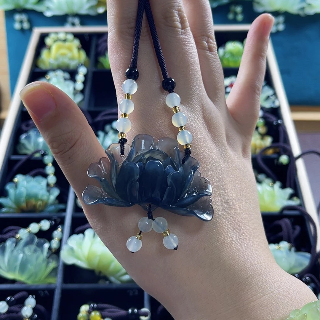 蛇纹石玉颈饰未镶嵌6