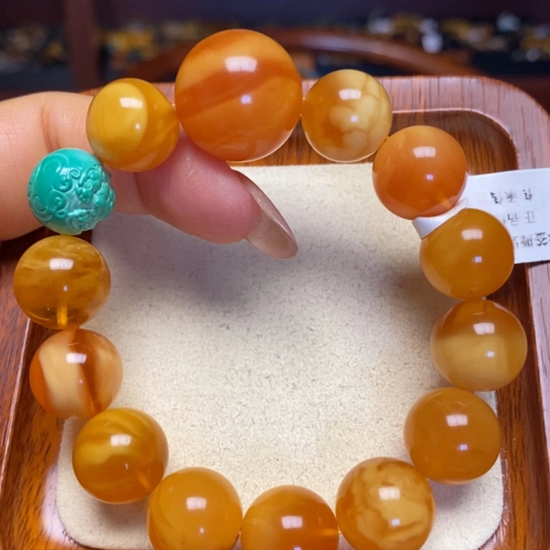 【闪购商品】蜜蜡手链未镶嵌手串