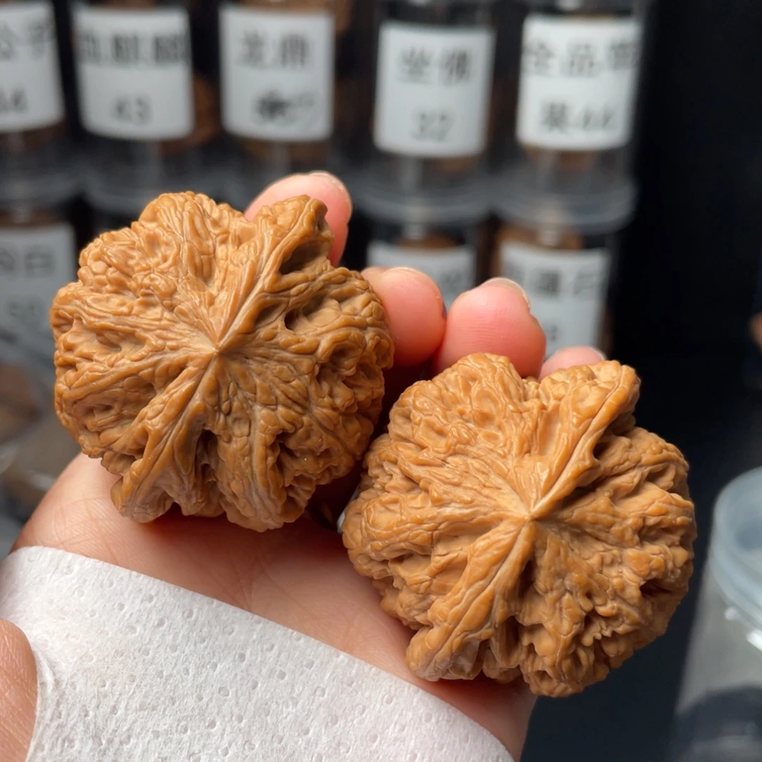 洋***糖把件文玩核桃全品47粗筋
